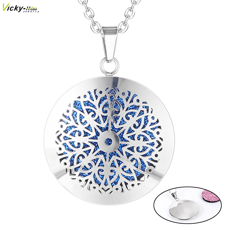 Heart Locket Necklace Photo - Nouveau Simple aromathérapie diffuseur d'huile essentielle