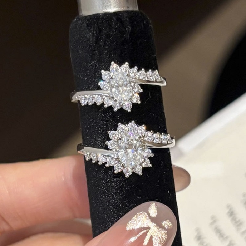 Moissanite Engagement Ring 1 Carat - Apaison – bague de mariage de