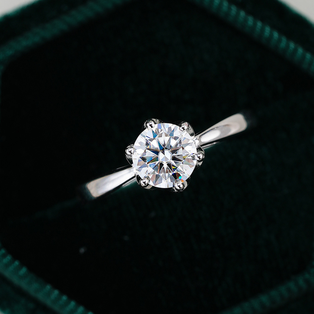 Bague classique JoyceJelly à s - Moissanite Engagement Ring 1 Carat avis et prix