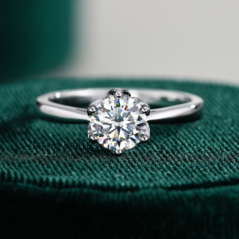 Bague classique JoyceJelly à s - Moissanite Engagement Ring 1 Carat avis et prix