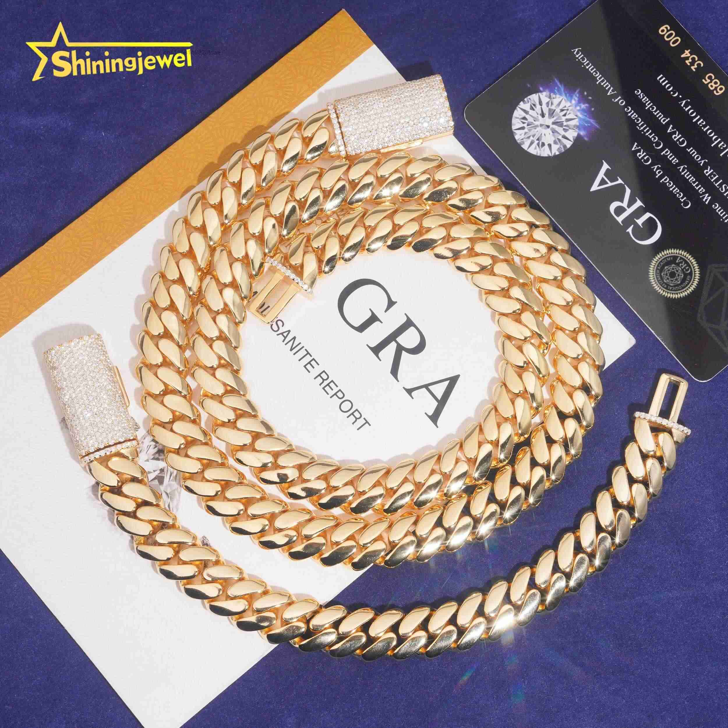 Chaîne cubaine personnalisée e - Cuban Link Chain 12Mm avis et prix