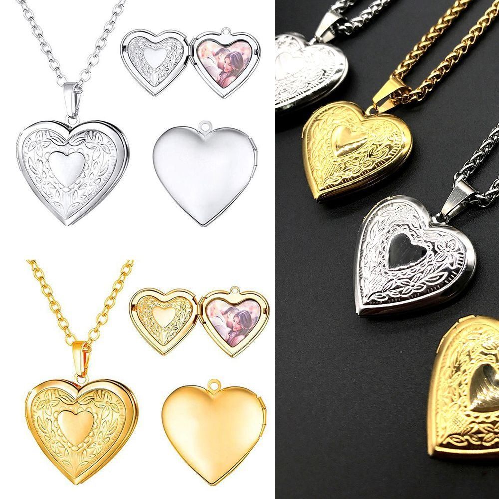 Pendentif Cœur Médaillon Photo - Heart Locket Necklace Photo avis et prix
