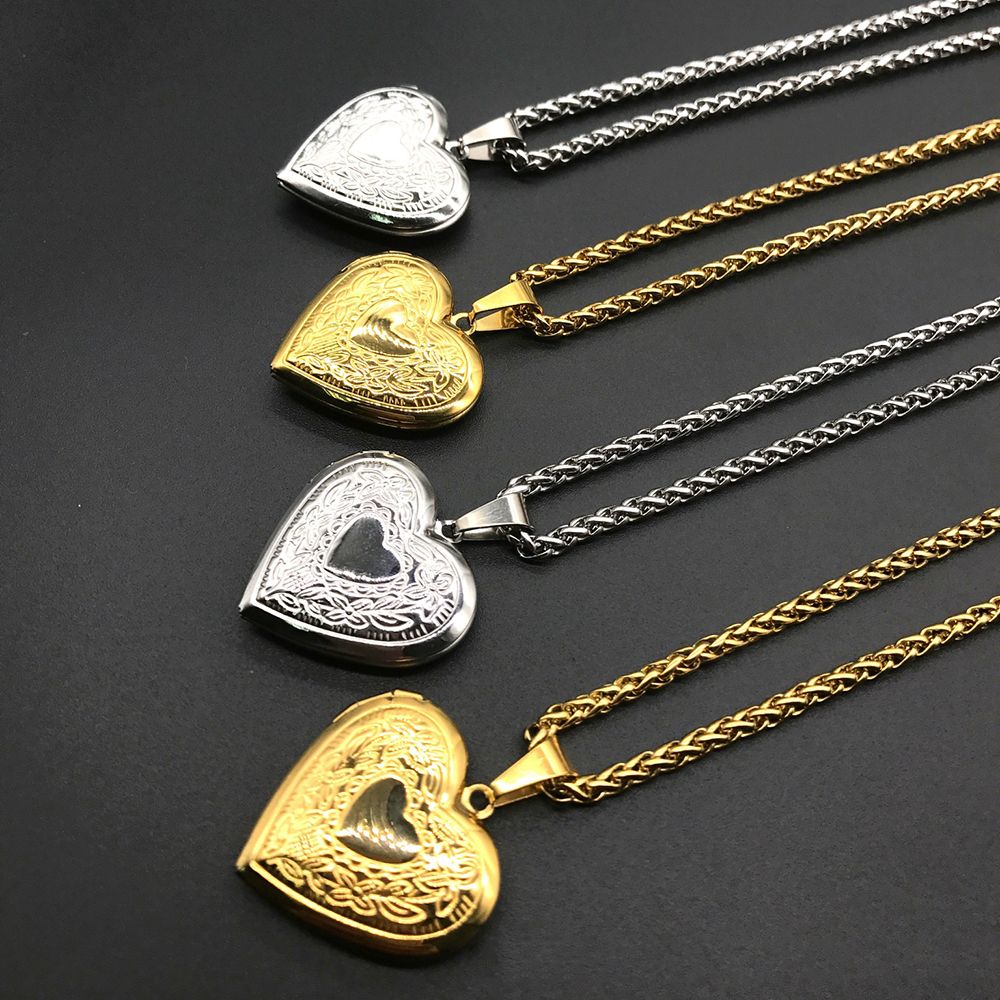 Pendentif Cœur Médaillon Photo - Heart Locket Necklace Photo avis et prix