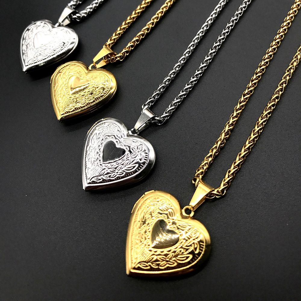 Pendentif Cœur Médaillon Photo - Heart Locket Necklace Photo avis et prix
