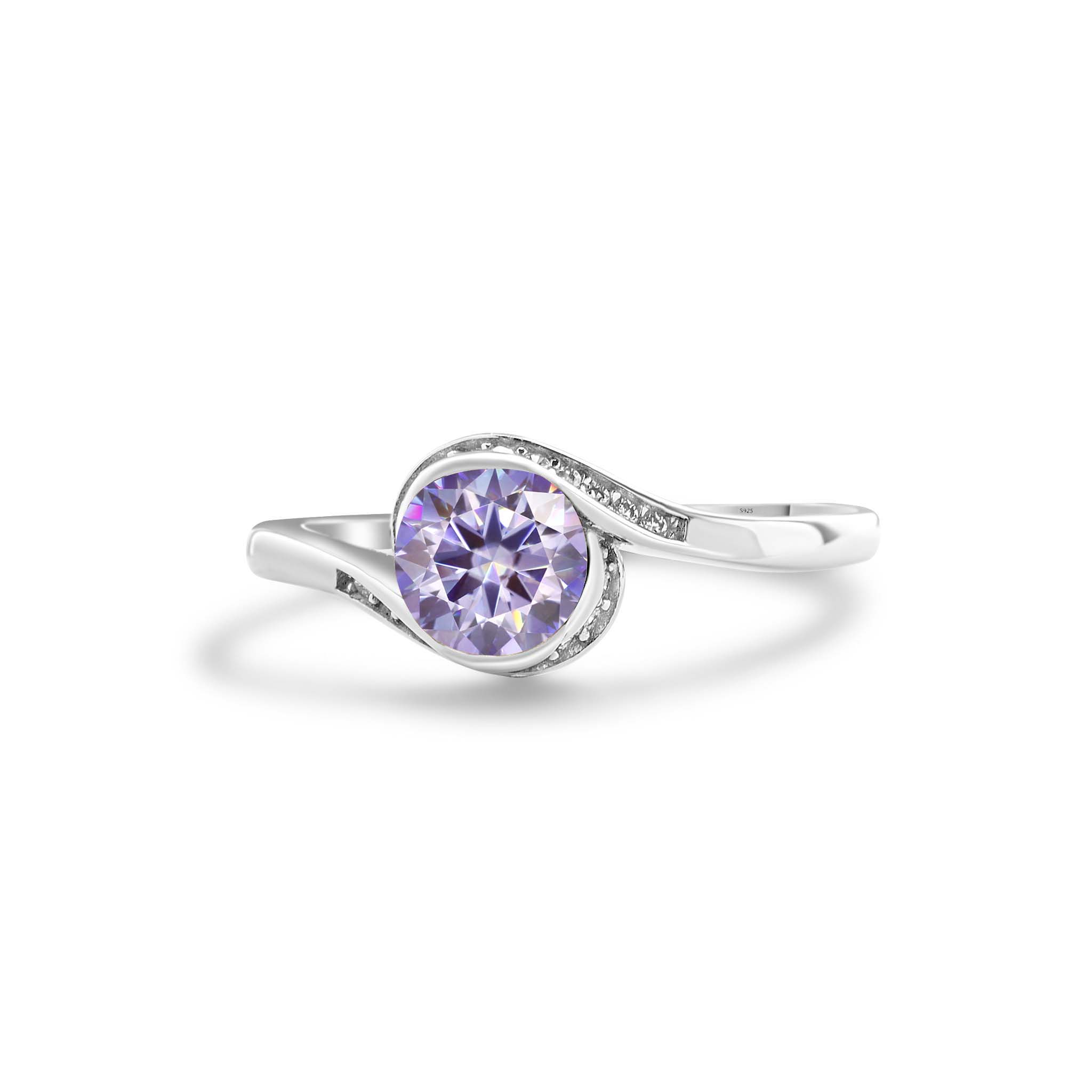Bague de fiançailles pour femm - Moissanite Engagement Ring 1 Carat avis et prix